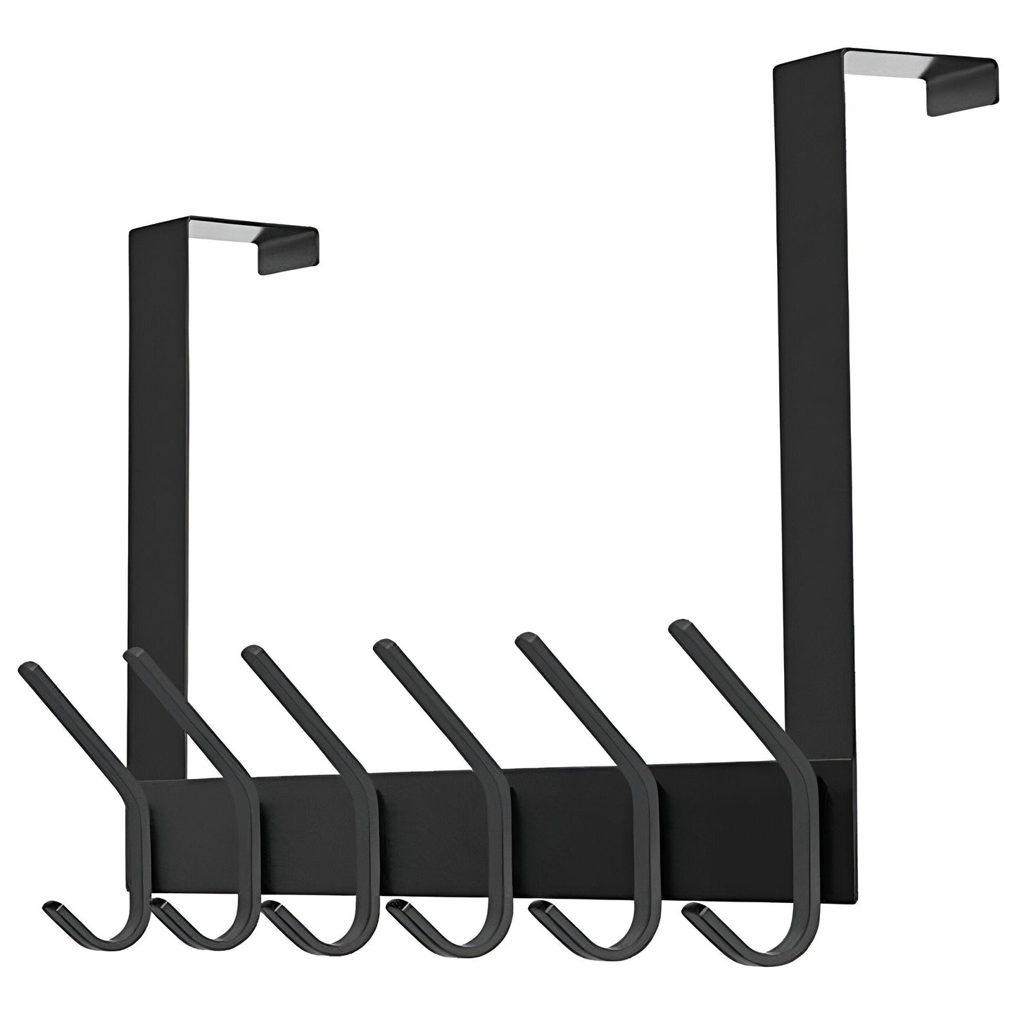 Türgarderobe 12 Haken – Edelstahl – 43 cm – matt-schwarz | TOJ Living