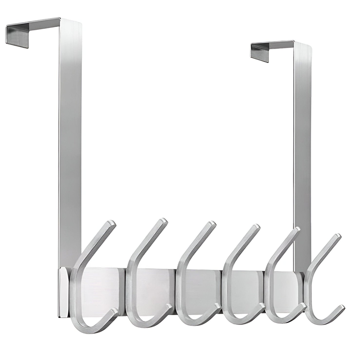 Türgarderobe 12 Haken – Edelstahl – 43 cm – Silber | TOJ Living