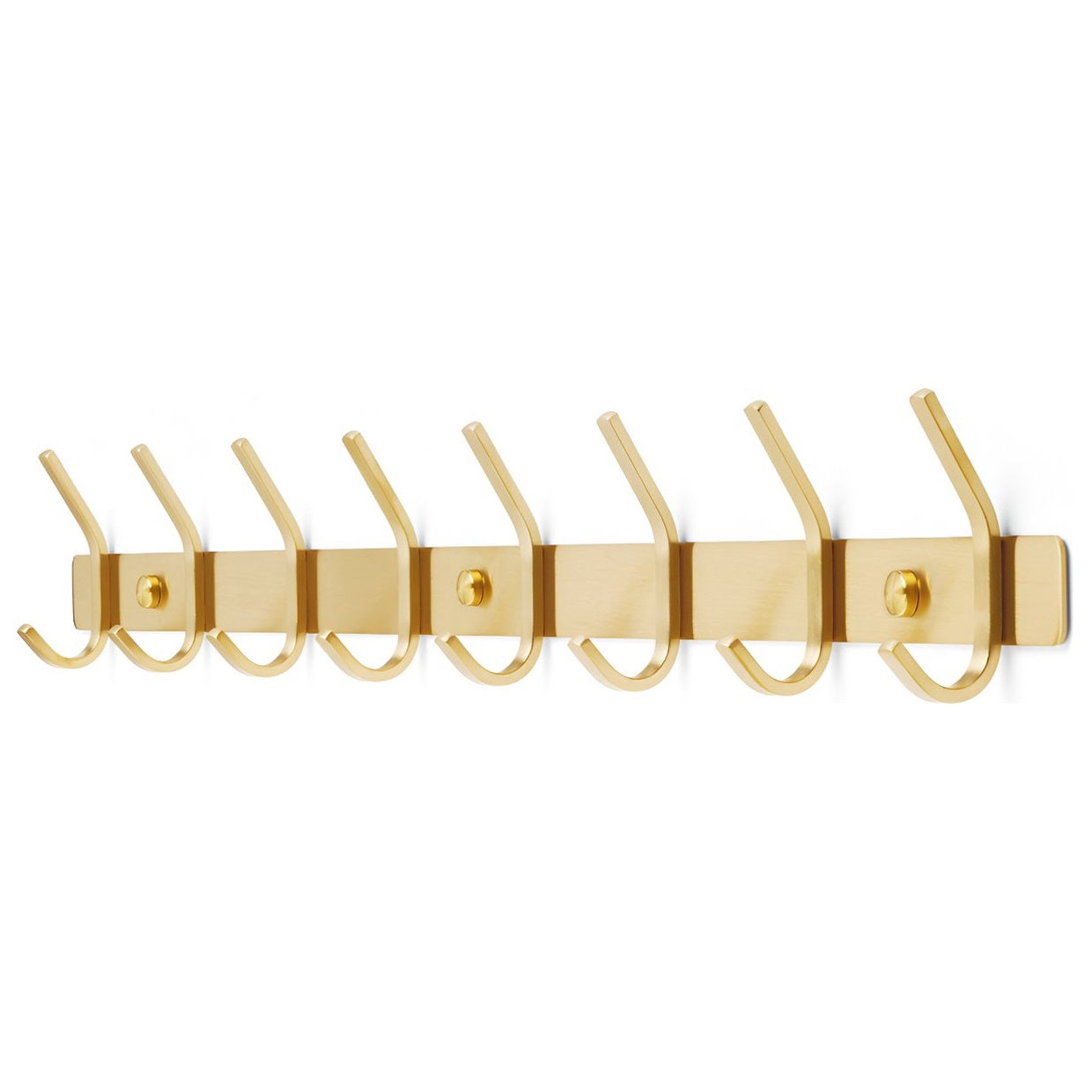 Wandgarderobe 16 Haken – Edelstahl – 62 cm – gold | TOJ Living