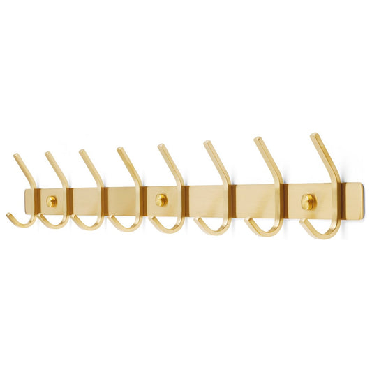 Wandgarderobe 16 Haken – Edelstahl – 62 cm – gold | TOJ Living