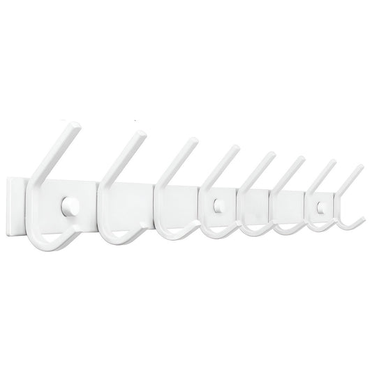 Wandgarderobe 16 Haken – Edelstahl – 62 cm – weiß | TOJ Living