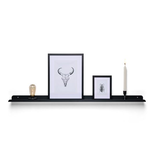 Fotoleiste 120 cm – Edelstahl – matt-schwarz | TOJ Living