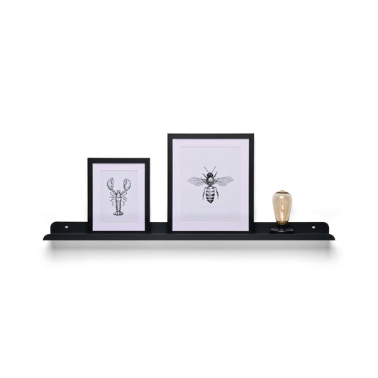 Fotoleiste 90 cm – Edelstahl – matt-schwarz | TOJ Living