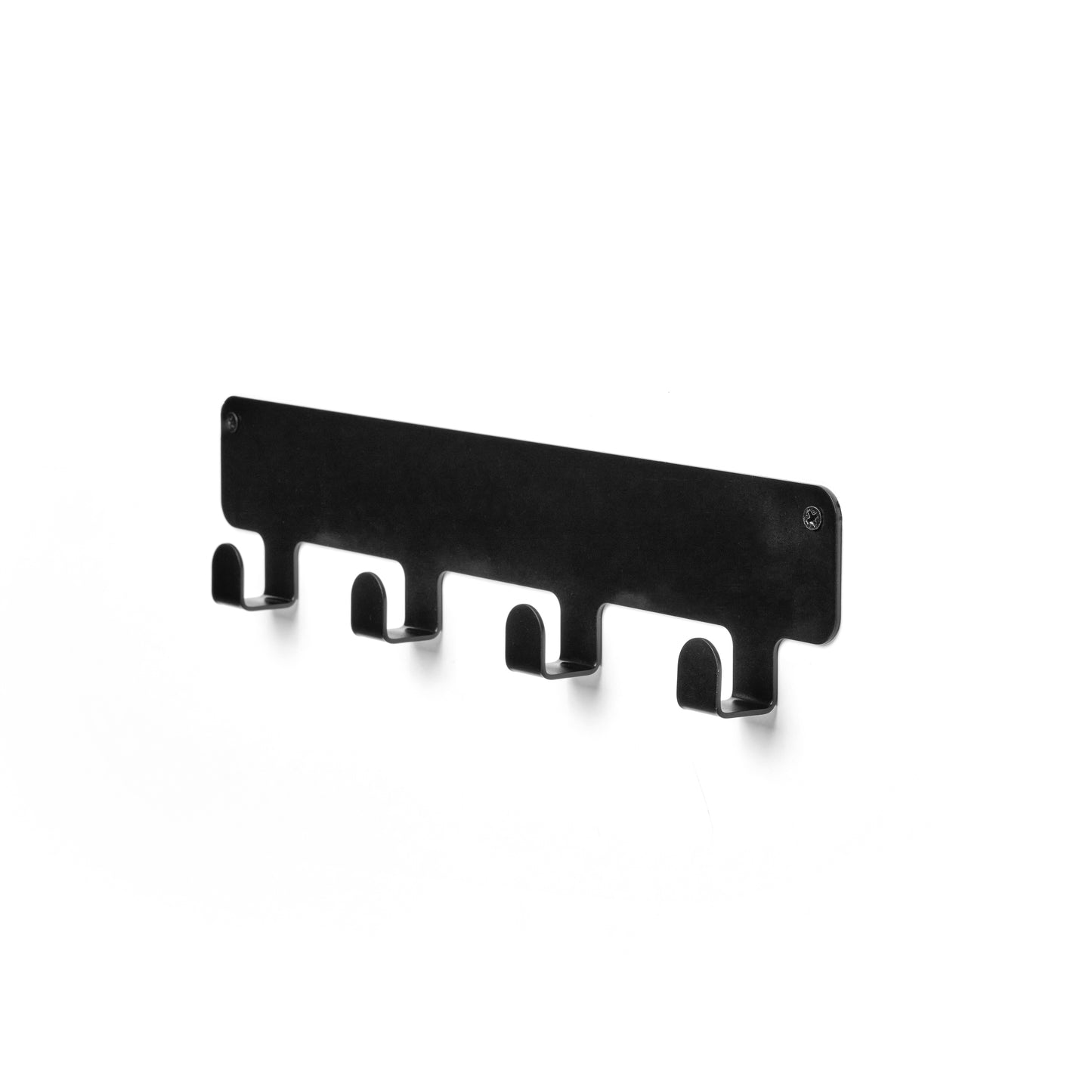 Wandgarderobe 4 Haken – Edelstahl – 35 cm – matt-schwarz | TOJ Living