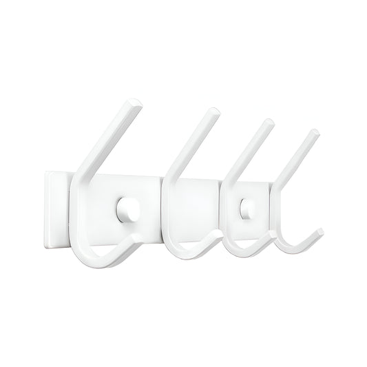 Wandgarderobe 8 Haken – Edelstahl – 30 cm – weiß | TOJ Living